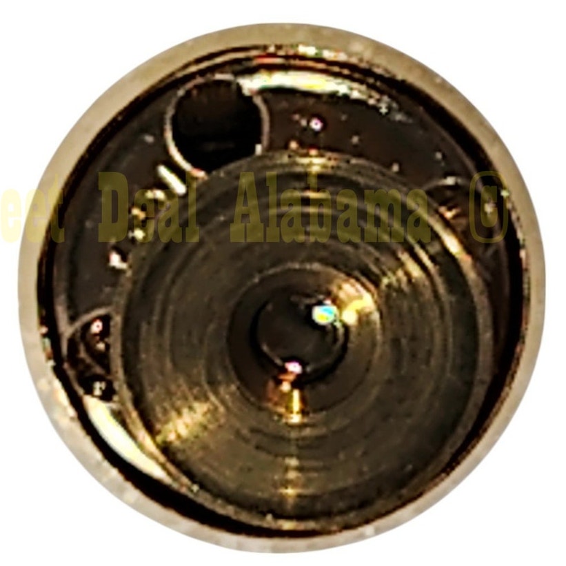 Gold Eagle Great Seal Screw Mount Button, 27 Ligne (5/8"D), The Supply Room
