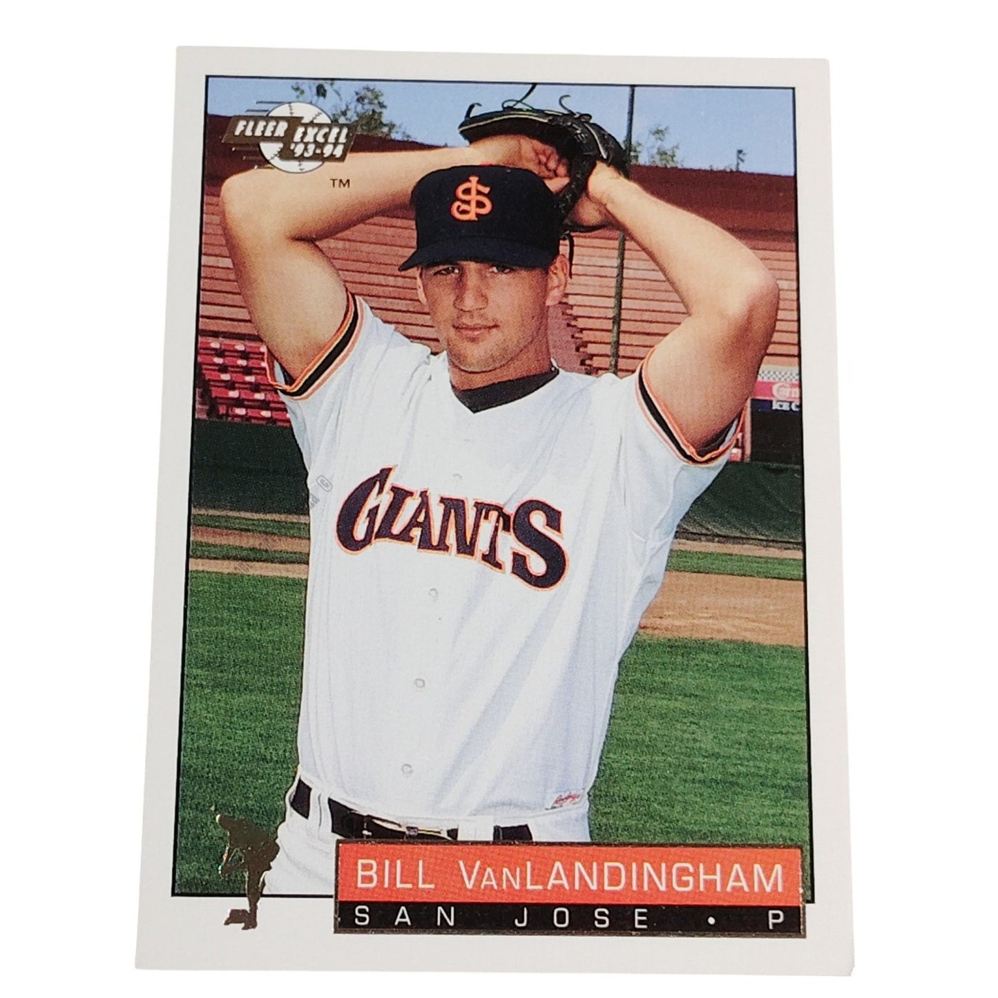Bill VanLandingham, San Jose Giants, #295, 93-94 Fleer Excel Minor Leagues