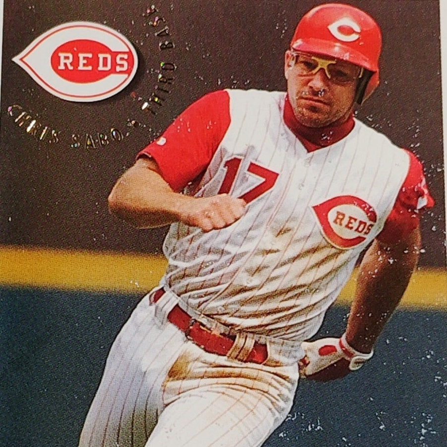 Chris Sabo, Cincinnati Reds, #425, 1994 Fleer Baseball Collector's Card