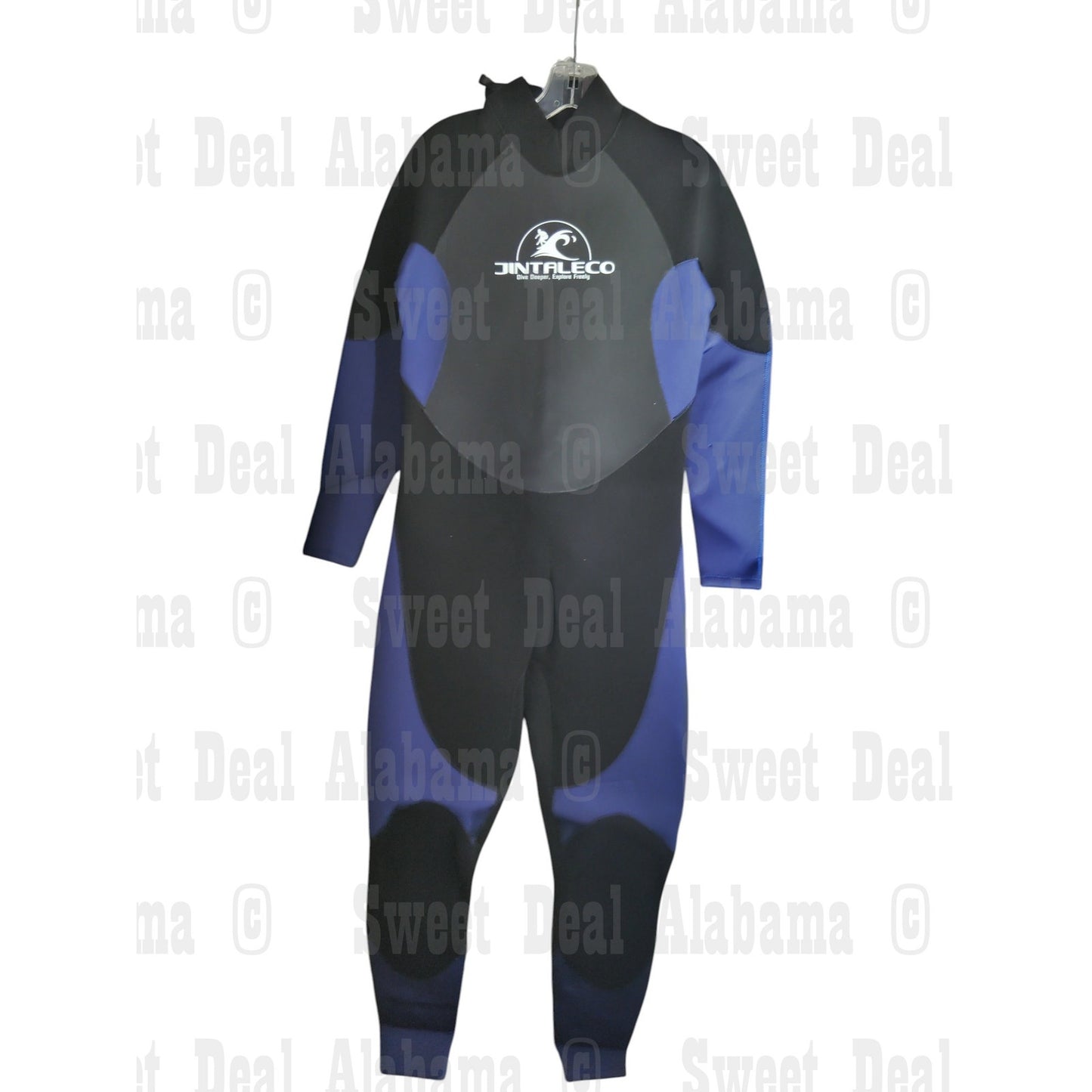 Men's Full Wetsuit, 2XL, 3mm Neoprene Wet Suit for Diving Surfing Scuba, Blue