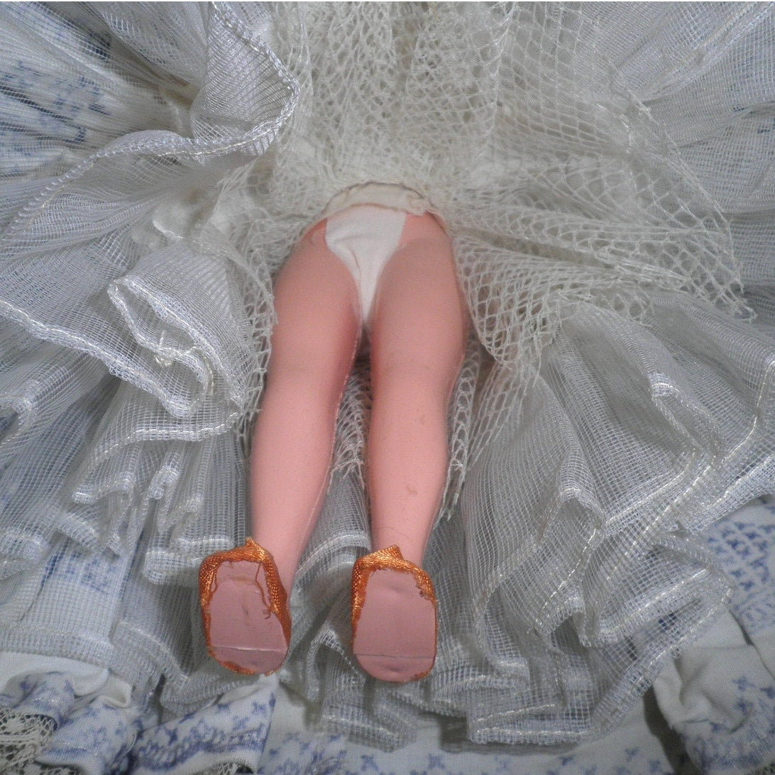 1958/1965 Handmade 12" Doll, All Original Parts Clothing, Jewelry, Hair, etc.