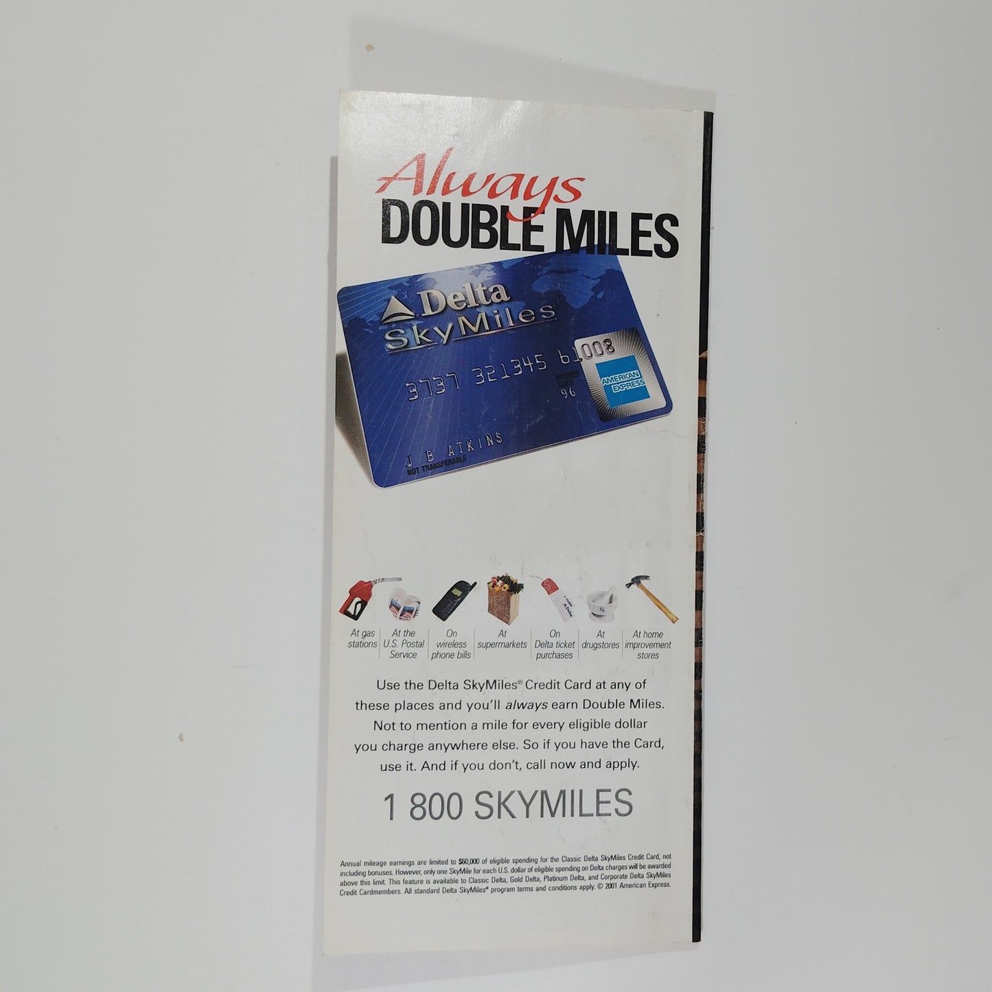 Delta Air Lines Worldwide Timetable 6/1/2001 – King Tut Cover, 137 Pgs, Ephemera