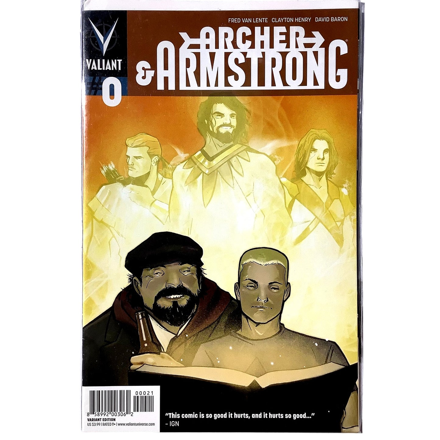 Archer & Armstrong, Archer #0 (Variant Cover), May 2013, Valiant Comics, NM 9.4