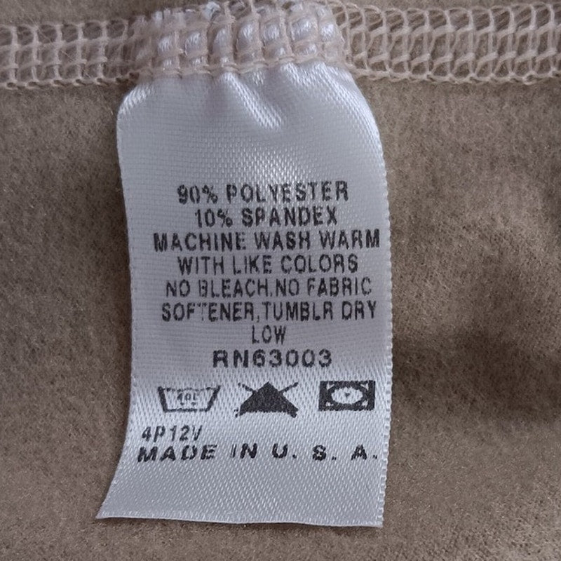 XGO Phase 4 Fleece Pants - Desert Sand - Heavyweight Tech Face -Large - USA Made