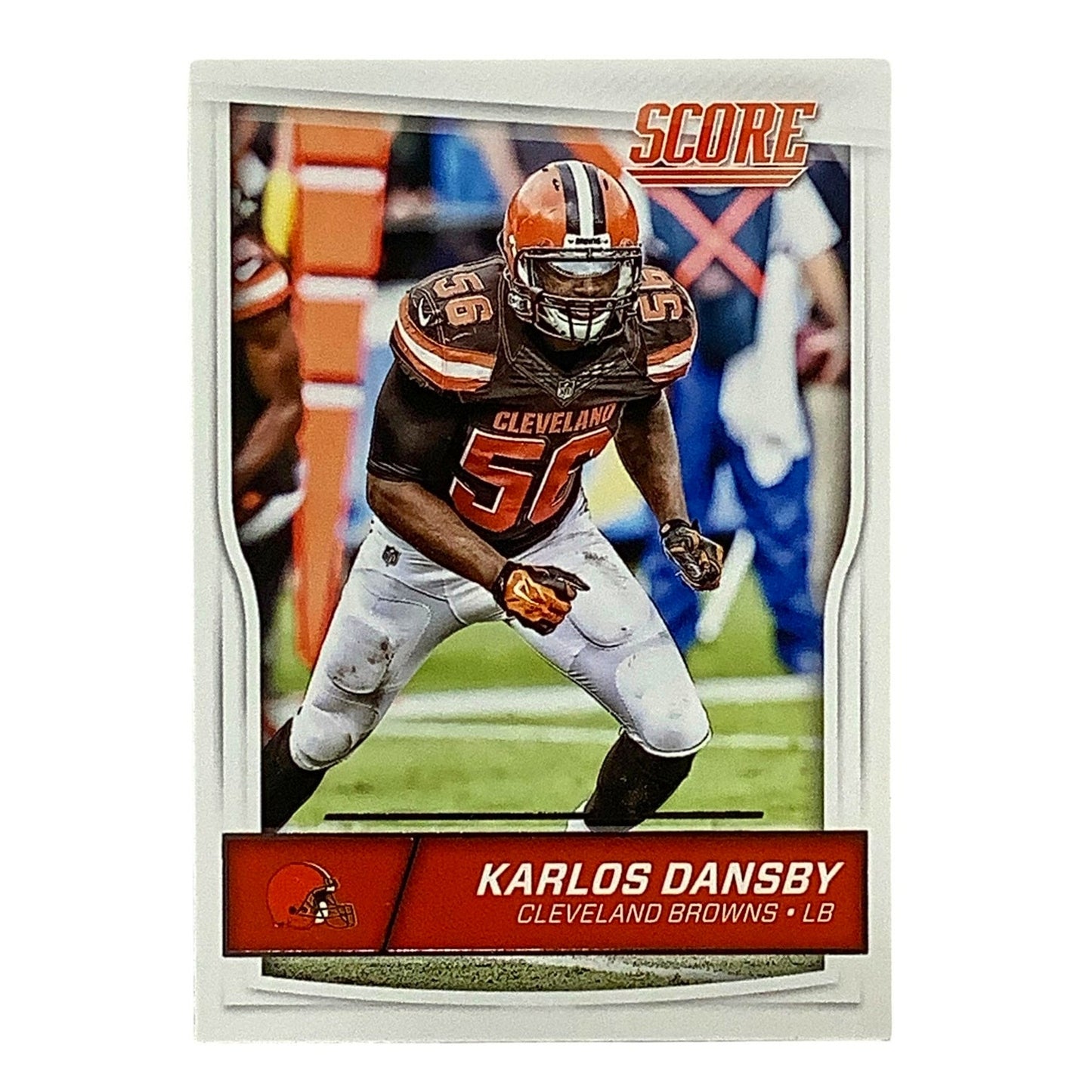 Karlos Dansby, Cleveland Browns, NFL, Panini Score 2016, Card 82, EX/NM