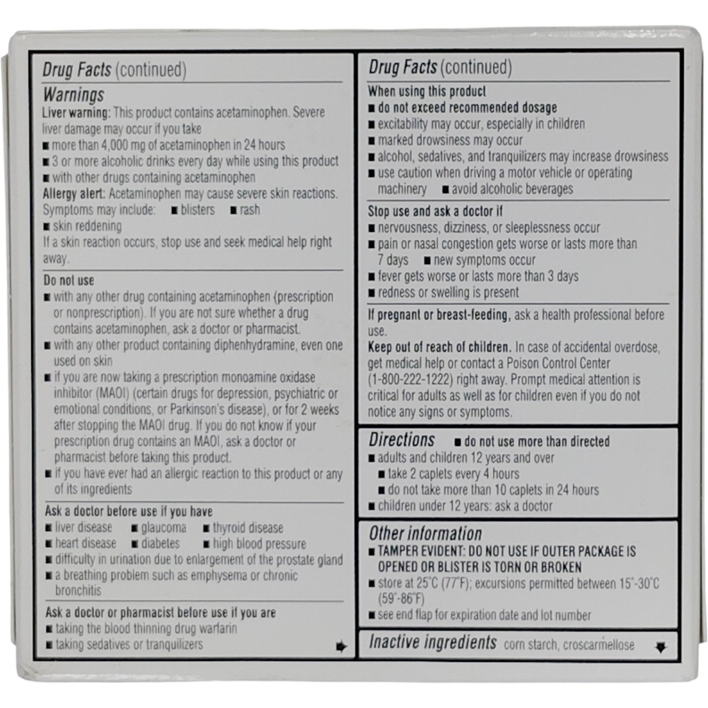 DG Health Allergy + Sinus Headache – 24 Caplets – Exp. 04/2027