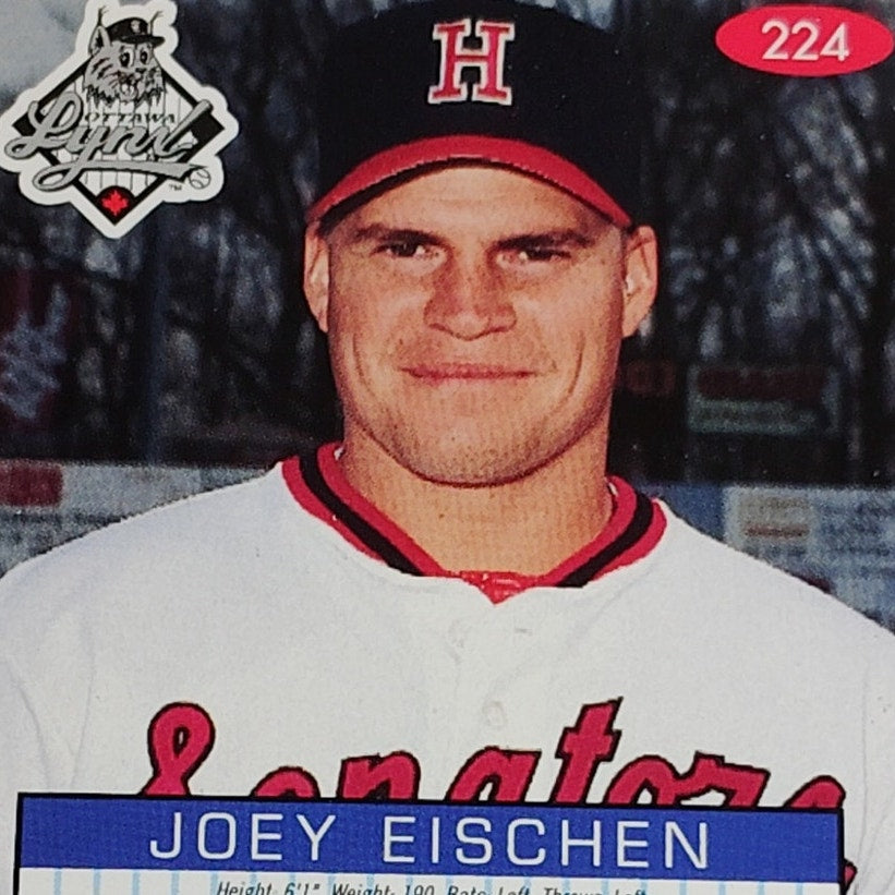 Joey Eischen Ottawa Lynx/Harrisburg Senators, No. 224, 93-94 Fleer Excel Minors