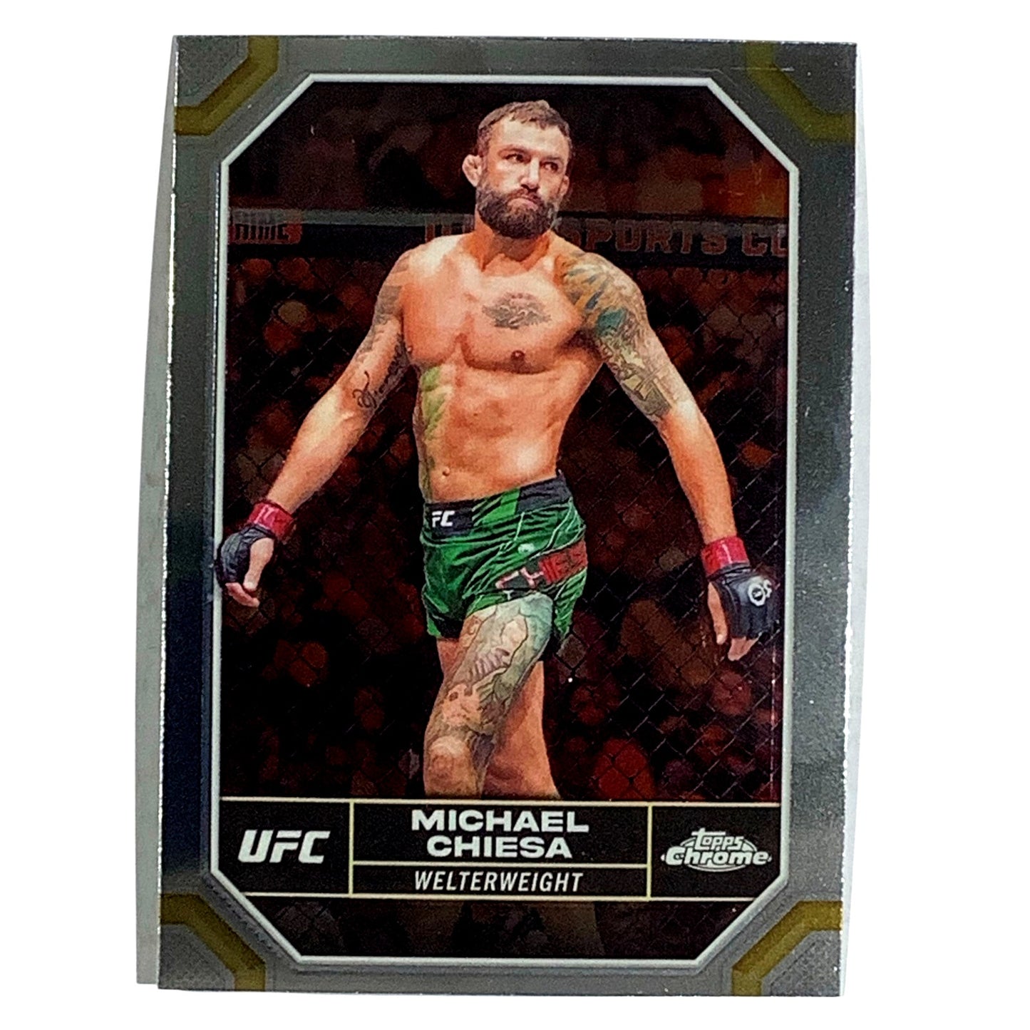 Michael Chiesa, UFC Welterweight, Card 137, 2024 Topps Chrome UFC, NM+