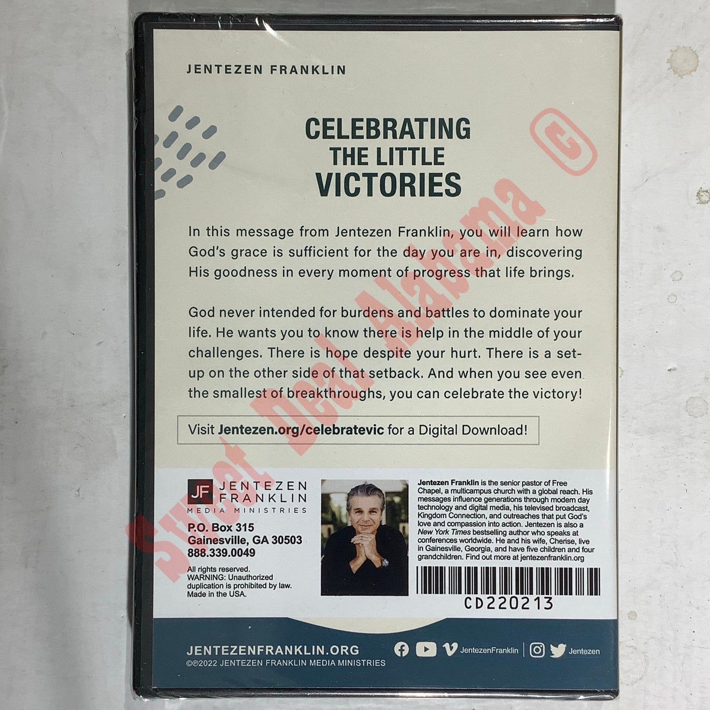 Celebrating the Little Victories by Jentezen Franklin, NIP, Religious Guidance