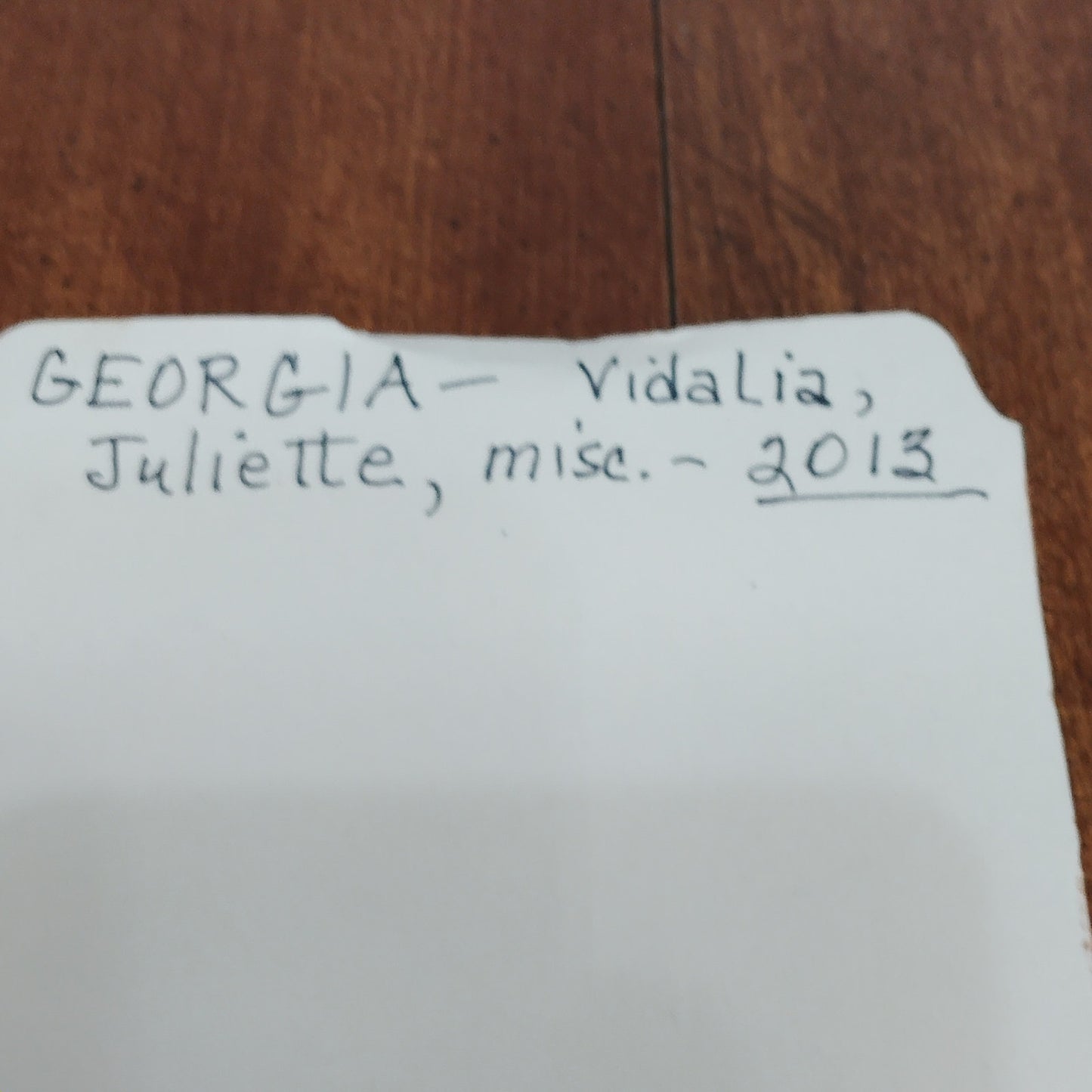 Vintage Georgia Travel Brochures Lot - Vidalia, Juliette, 2013 Ephemera & Maps