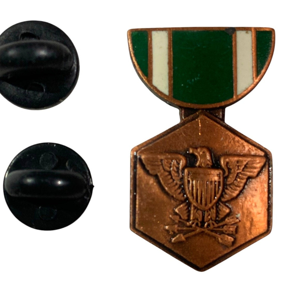 U.S. Navy & Marine Corps Commendation - Lapel / Hat Pin 1-1/8"H x 3/4"W