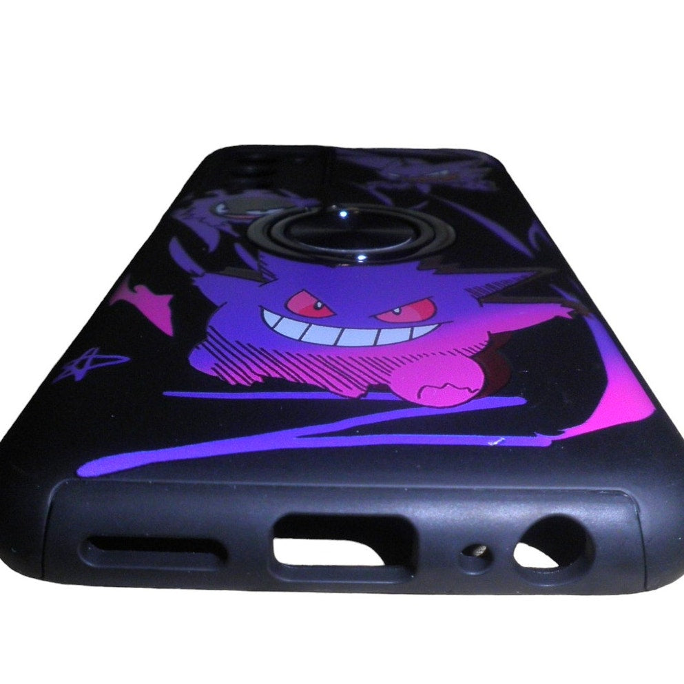 A03S Pokemon Red-Eye Gengar Ghost Phone Case w/ Magnetic Back for Car Holder
