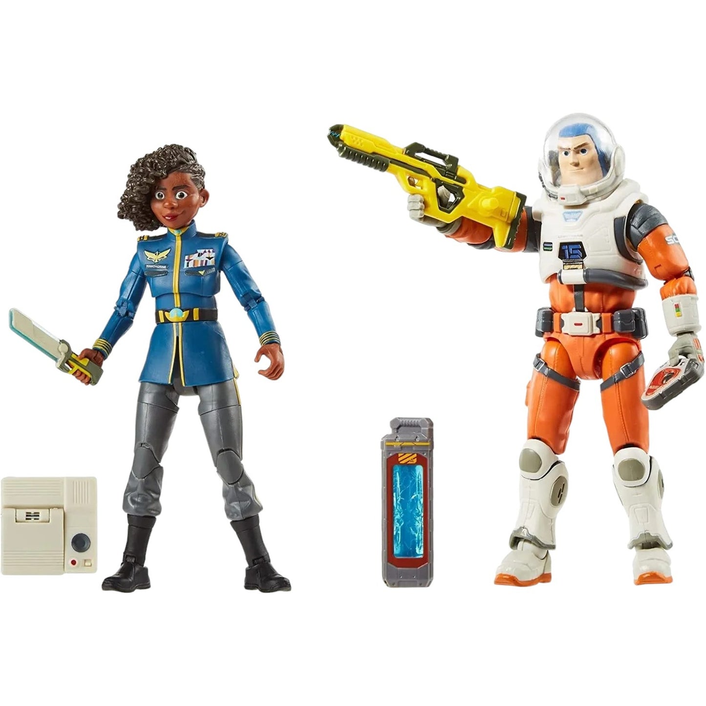 Disney / Pixar Alpha Class Alisha Hawthorne & Buzz Lightyear Action Figures