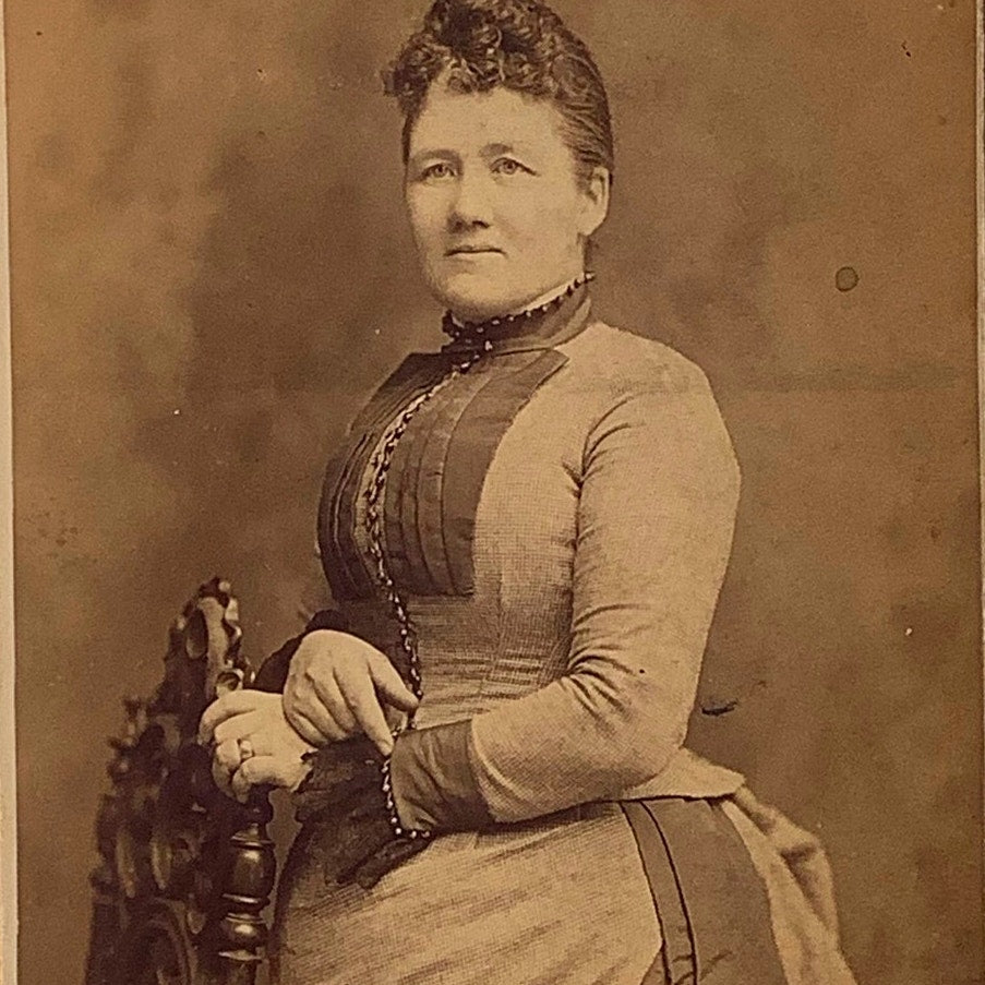 LeRue Lemer, Cabinet Card Photographer, 1800's Photo Card, Harrisburg, PA