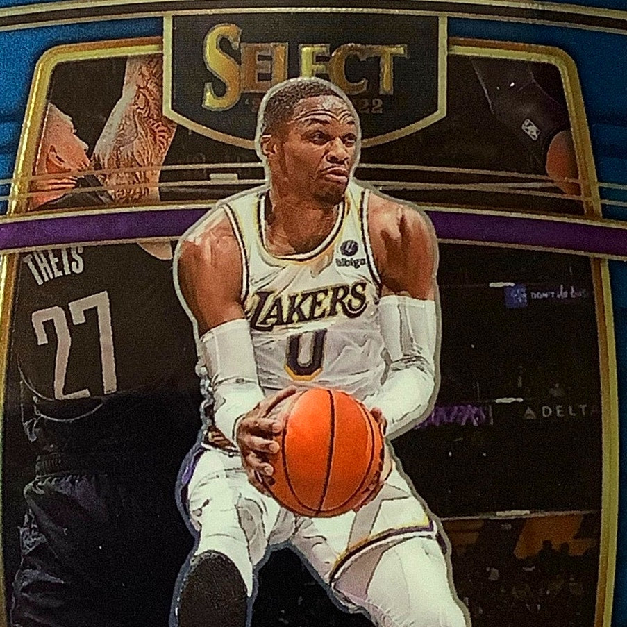 Russell Westbrook, Los Angeles Lakers, Card #54, 2021-22 NBA Panini Select