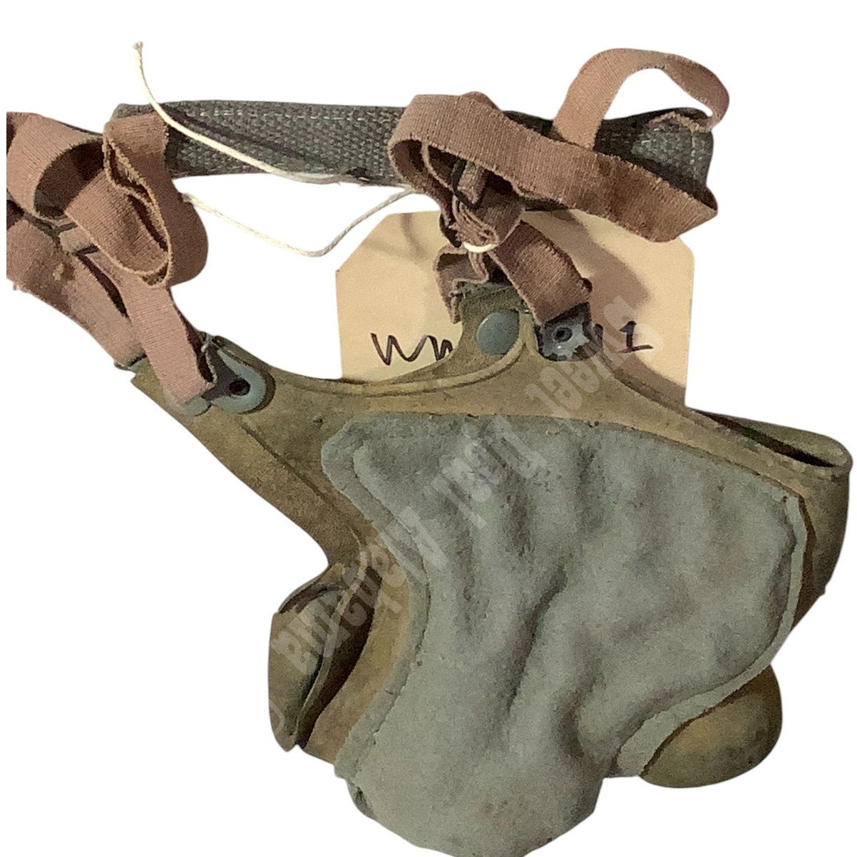 Vintage 1940s Sunruco M1 Respirator Dust Mask w/ Straps, WWII Collectible