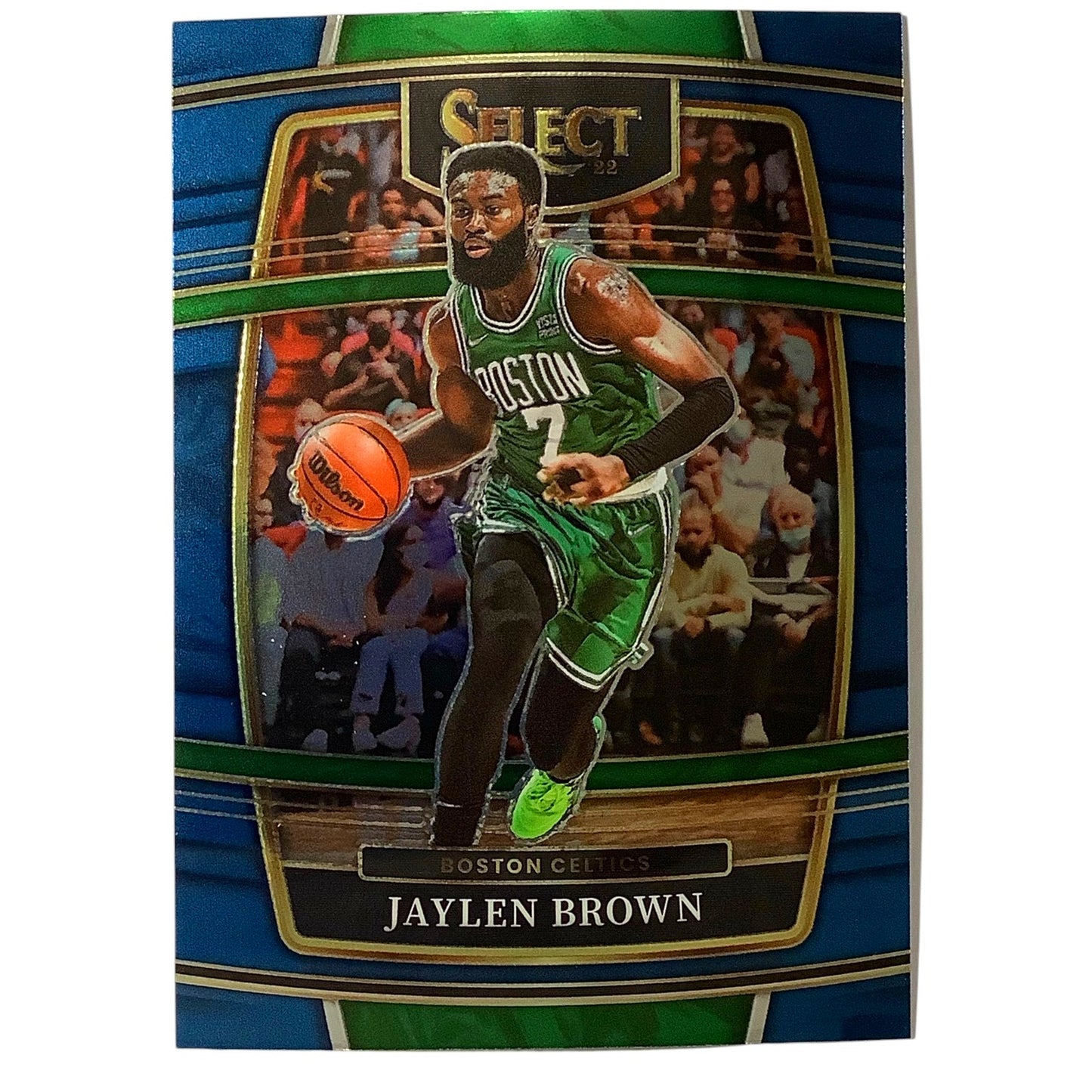 Jaylen Brown, Boston Celtics, Card #67, 2021-22 NBA Panini Select