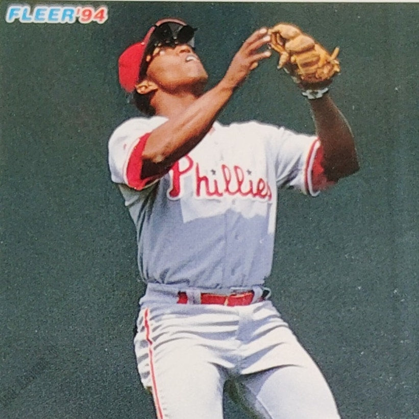 Milt Thompson, Philadelphia Phillies #602, 1994 Fleer Baseball Collector's Card