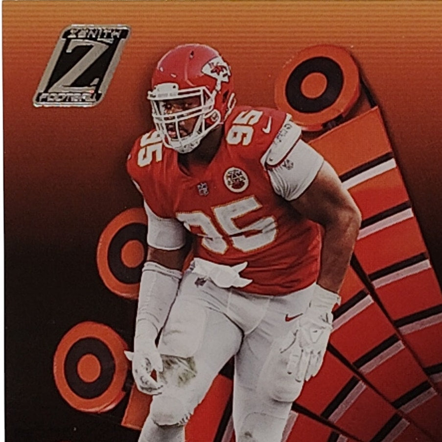 Chris Jones, Kansas City Chiefs, NFL 2022 Panini-Zenith Card 82, EX/NM