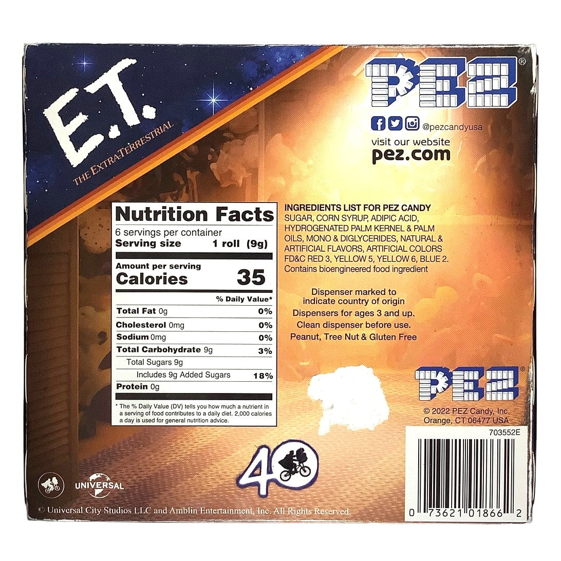 E.T. 40th Anniversary Gift Set - Pez Collectible Dispensers Sealed NIP Product