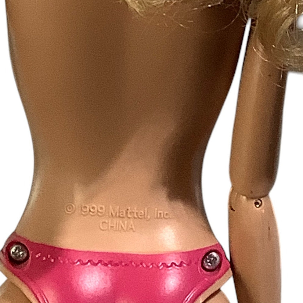 15" Dancing Princess Barbie Doll Head (1998) & Body (1999), Interactive Plug-in