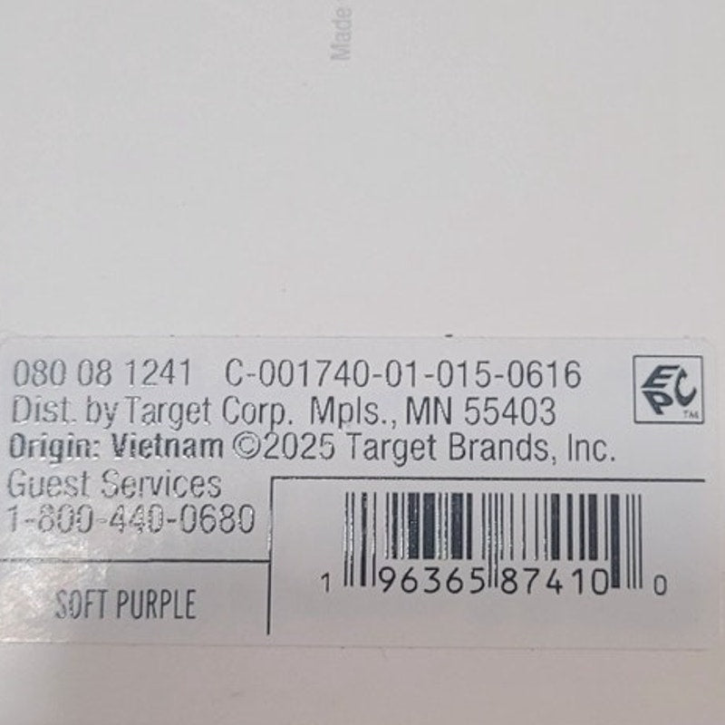 Heyday USB-C 30W Wall Charger Single Port Soft Purple Fast Charge Adapter