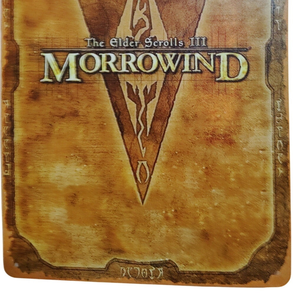 Retro Tin Sign “Morrowind – The Elder Scrolls III” 12x8 Video Game Wall Art