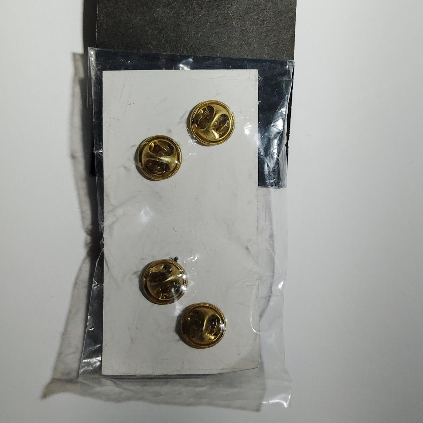2/75 Rangers BOS Blue Disc Hat Lapel Brooch Pin Set, Gold‑Tone, 1.25"H Disks