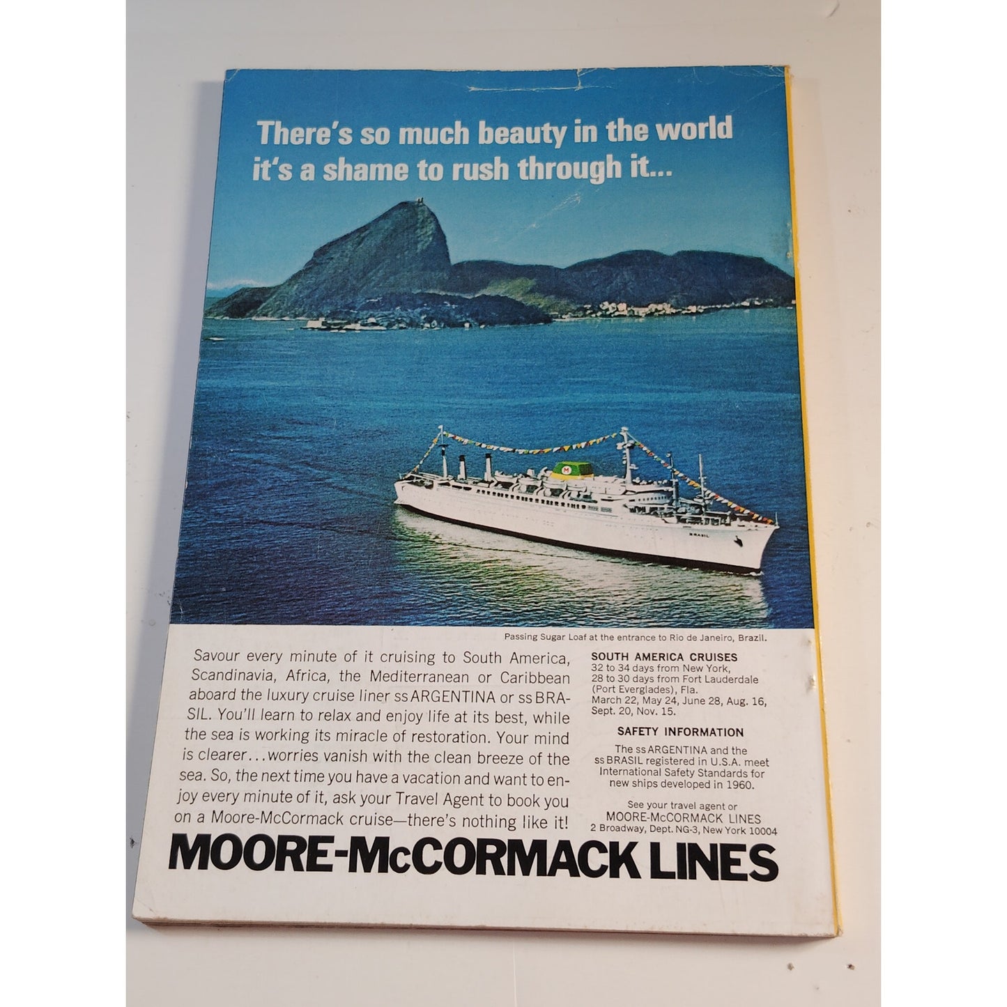 National Geographic Magazine – March 1968, Iran, Tonga, Scotland, Mobile AL