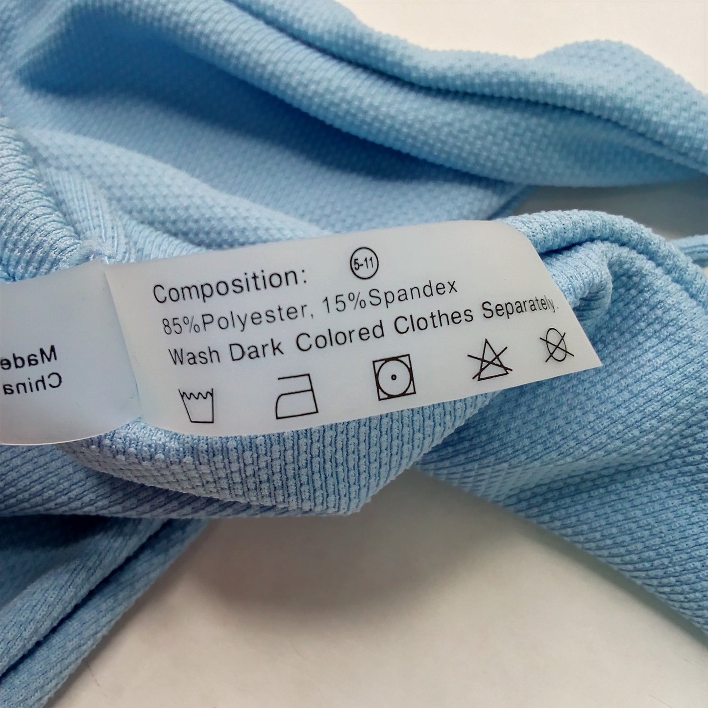 Zaful Baby Blue Tie Side Bikini Bottoms Women’s Medium Textured Swimwear NWOT