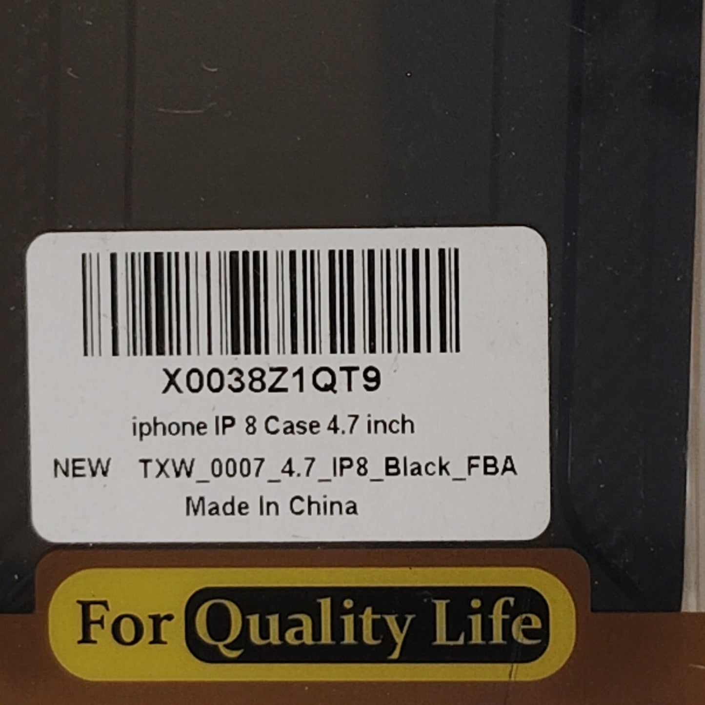 Creative Case Black Protective Shell For iPhone 8 (4.7")