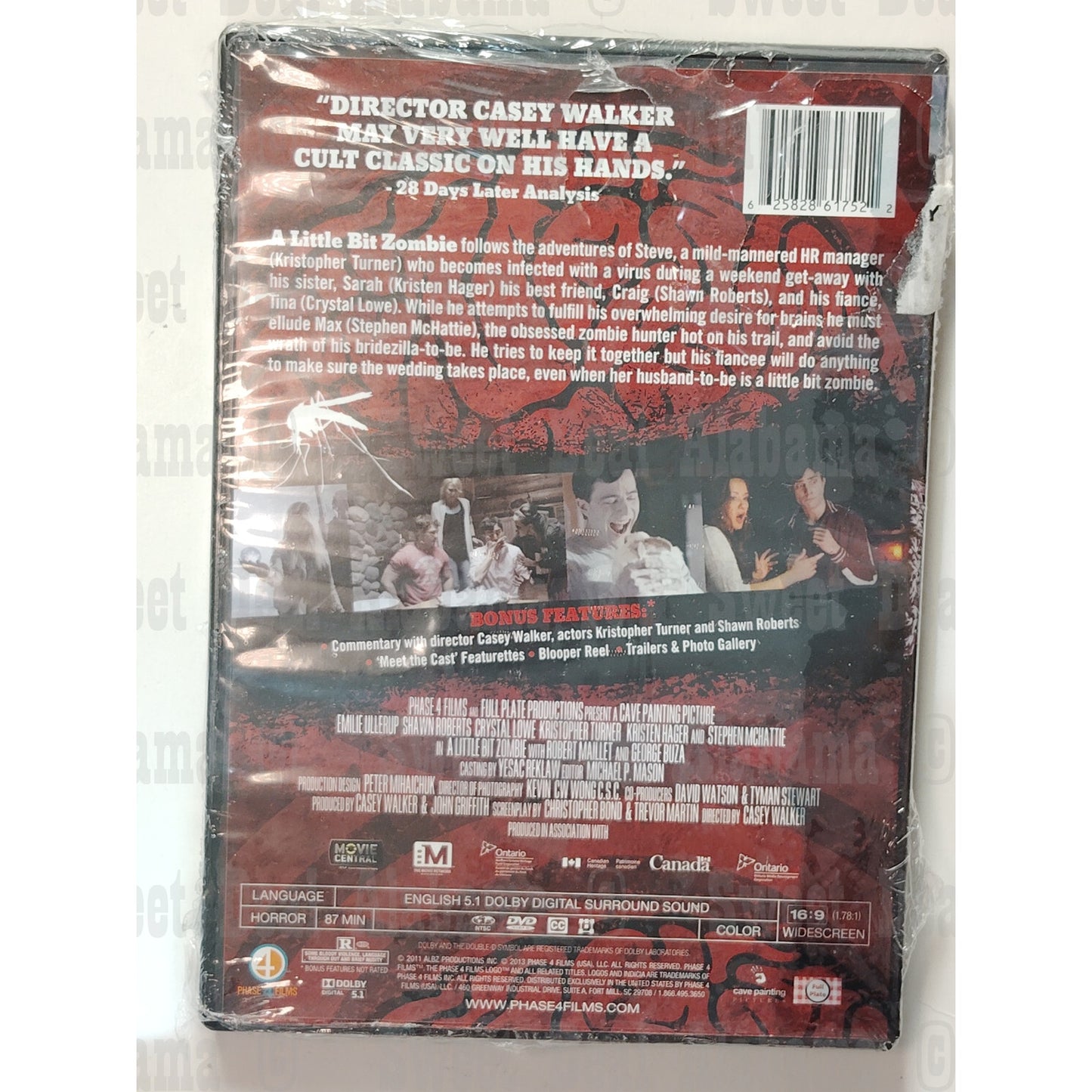 A Little Bit Zombie (2012 DVD) 87 Minutes of Horror, Comedy Rated R