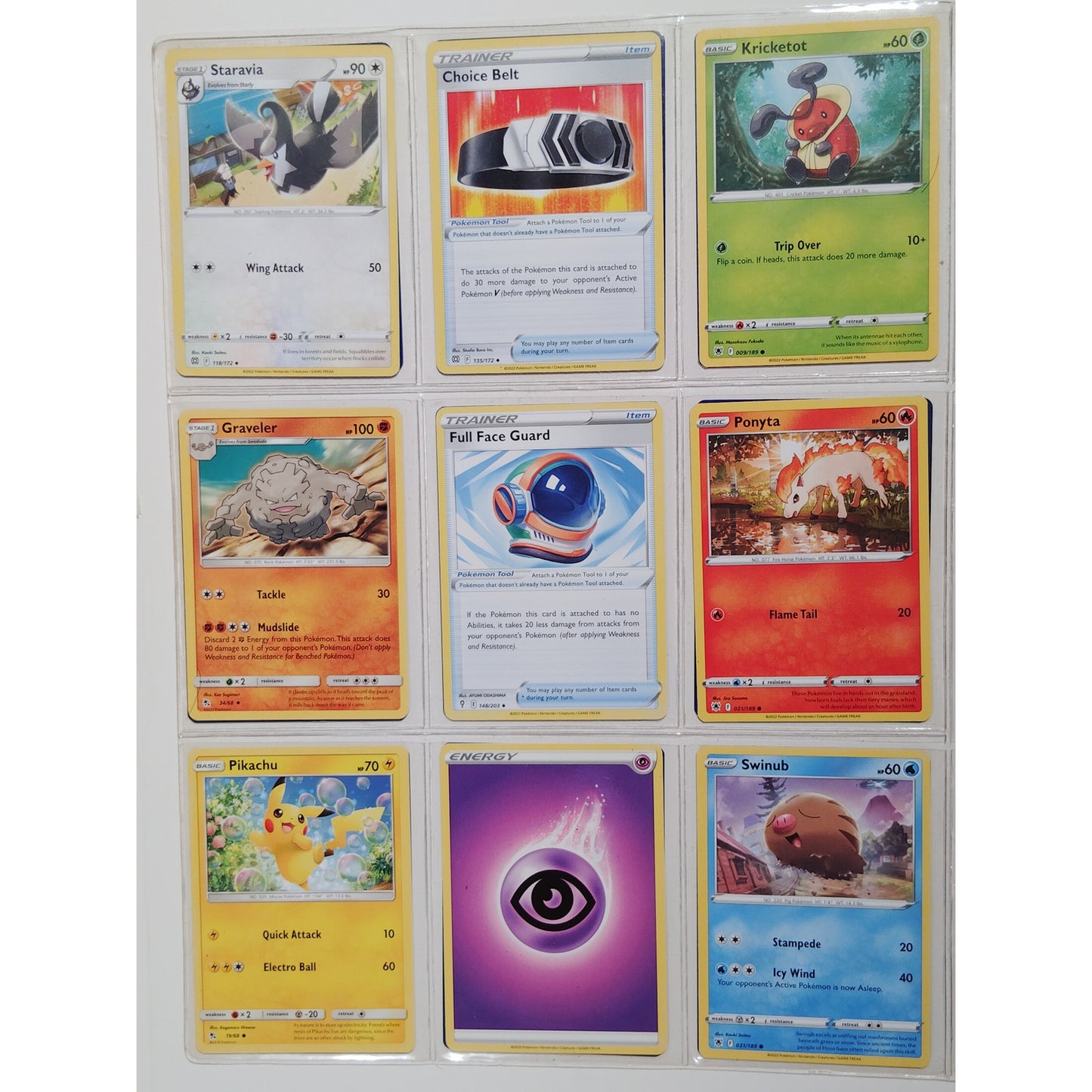18 Random Pokémon Cards Pictured, Actual Photos Provided