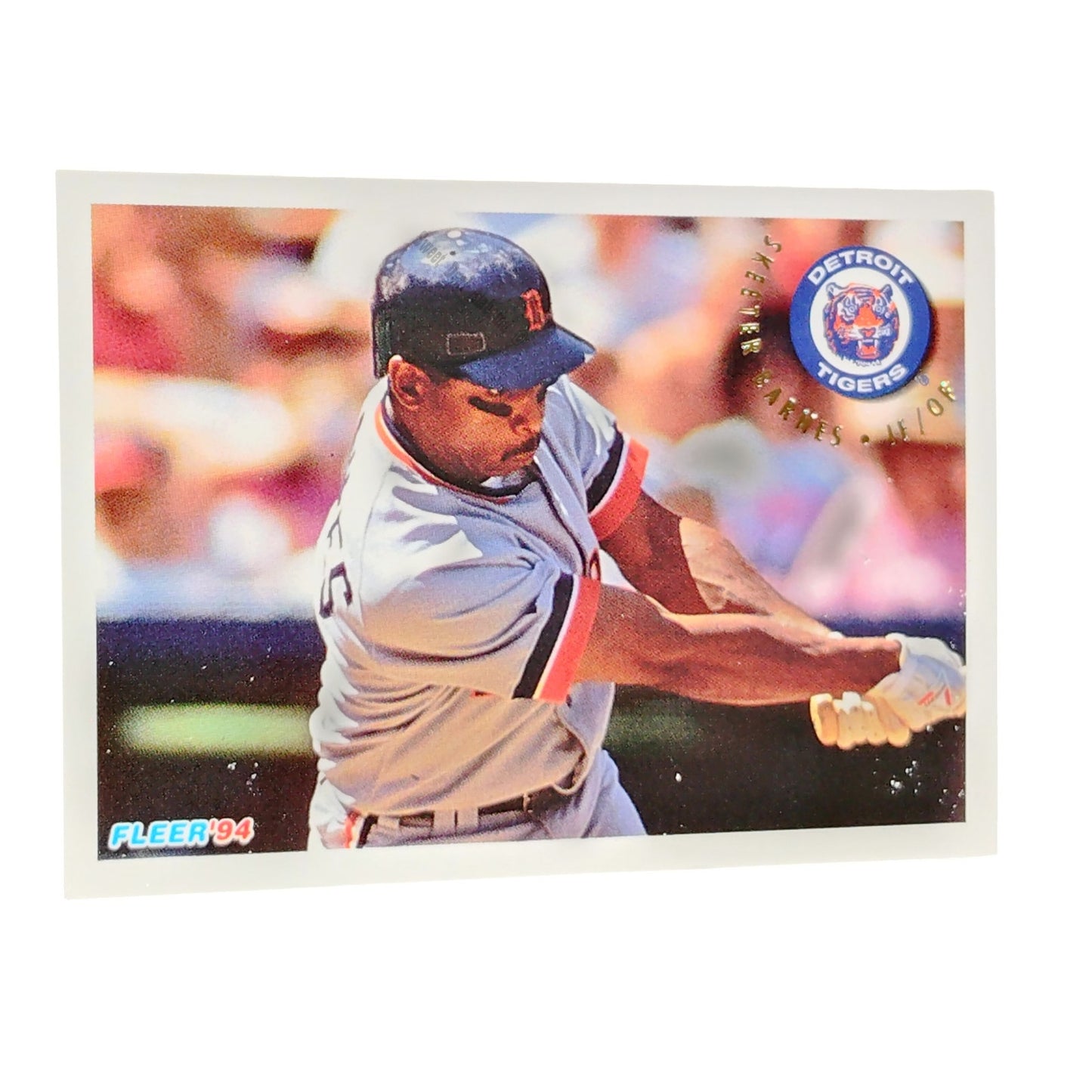 Skeeter Barnes, Detroit Tigers, #124, 1994 Fleer Baseball Collector's Card