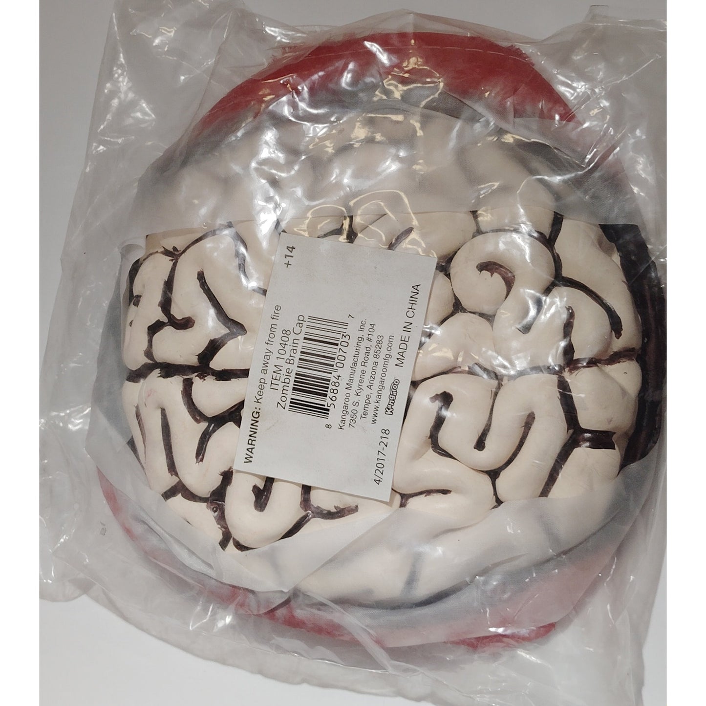 Kangaroo Zombie Brain Cap Halloween Costume Hat One Size Fits Most