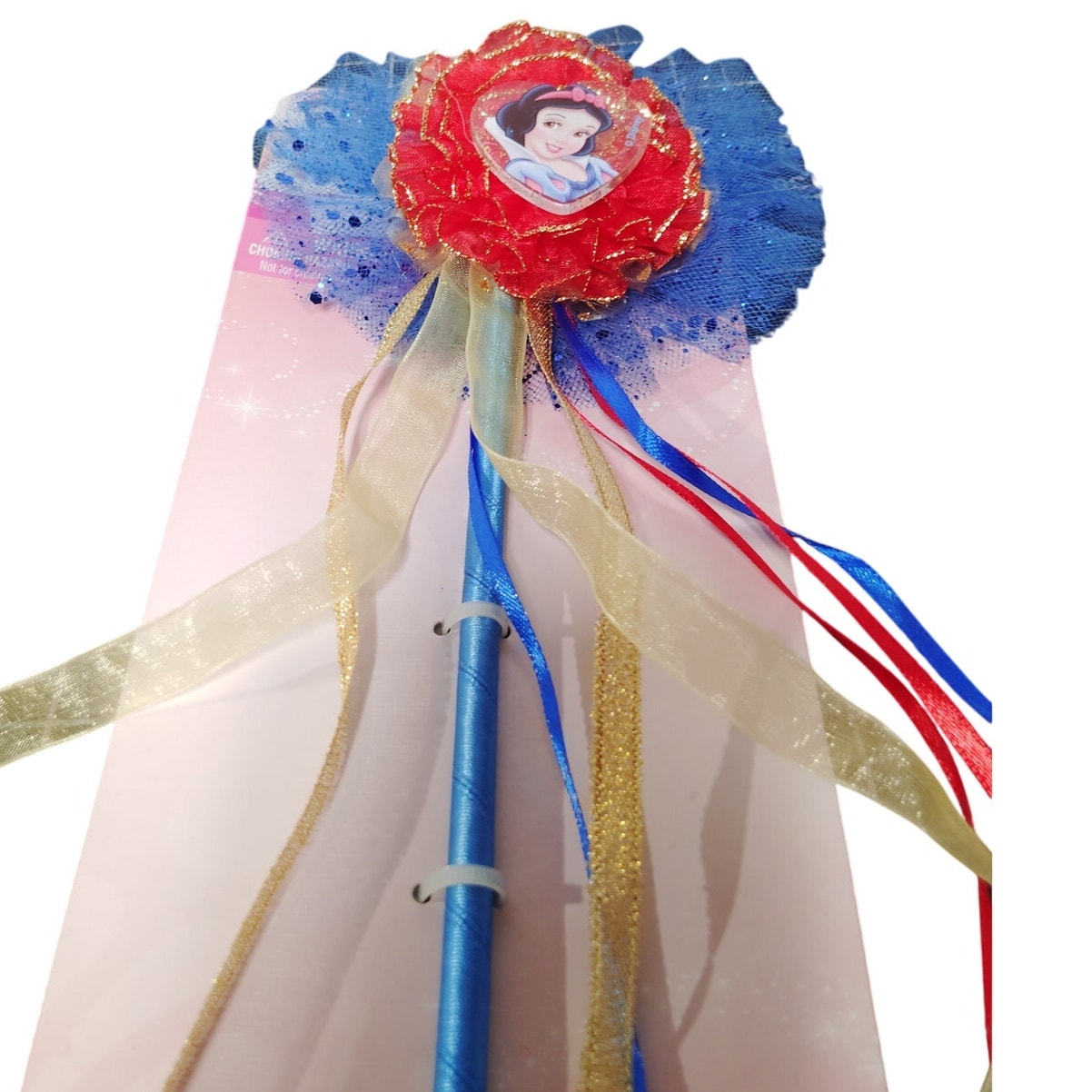 Snow White Princess Wand 17" Red Royal Blue Baguette Costume Accessory
