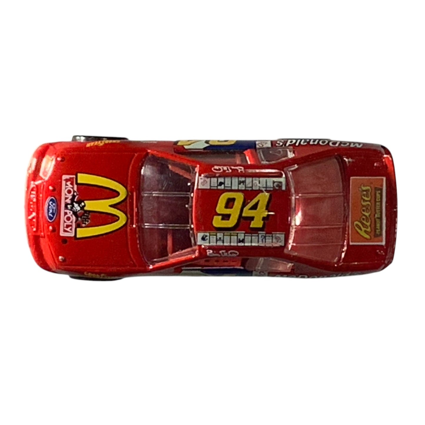 Bill Elliot #94 McDonald's, NASCAR 1:64 Die Cast Car, 1996 Racing Champions, NM