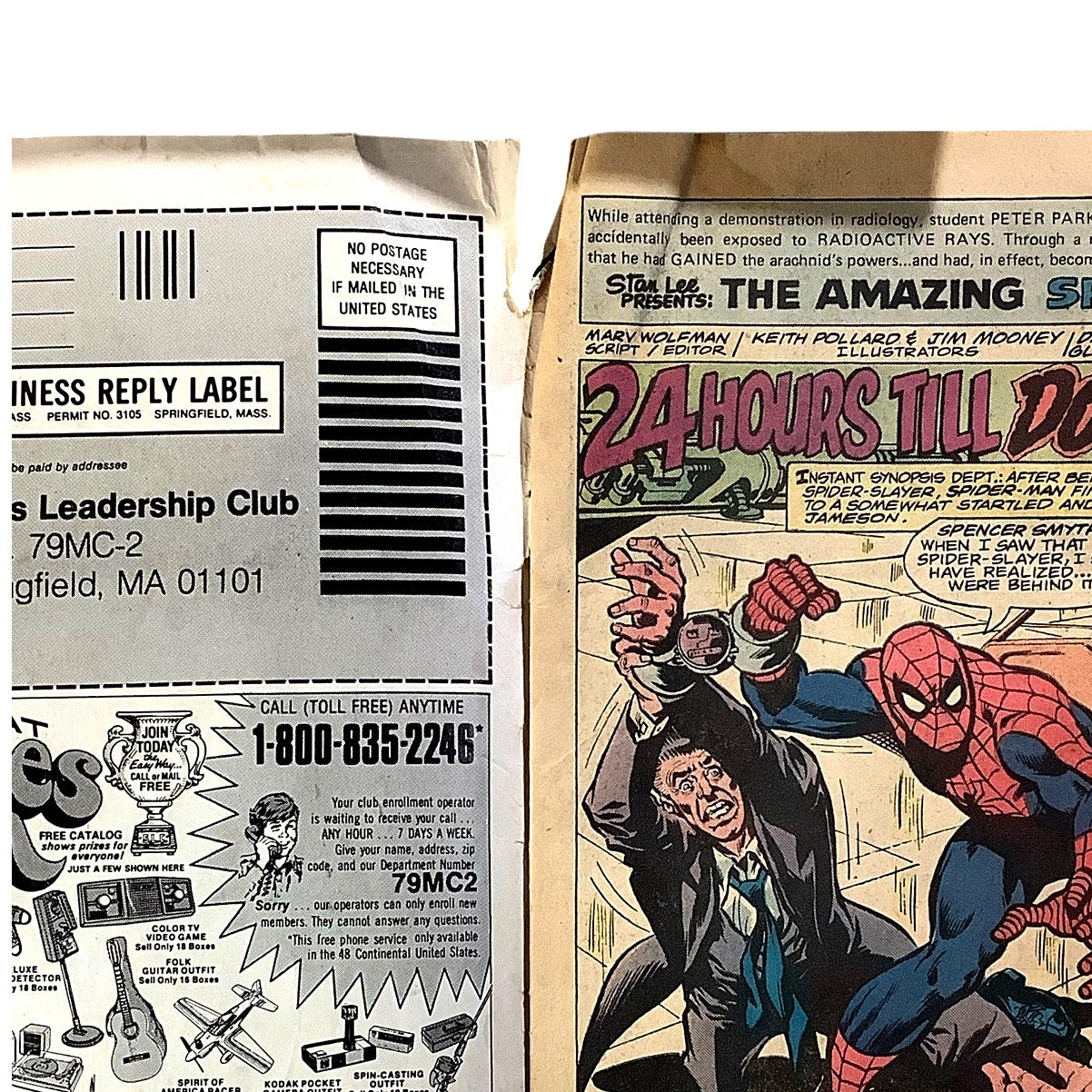 Marvel's Amazon Spiderman #192, May 1979, VG+ 4.5