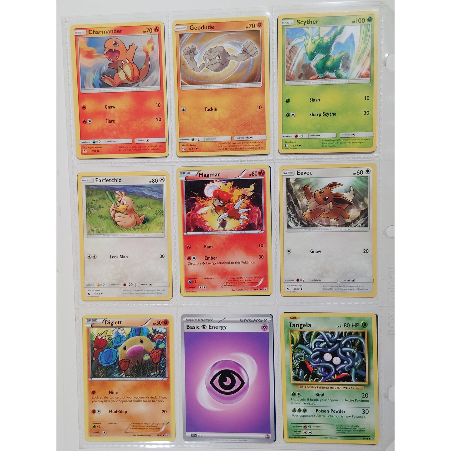 18 Random Pokémon Cards Pictured, Actual Photos Provided