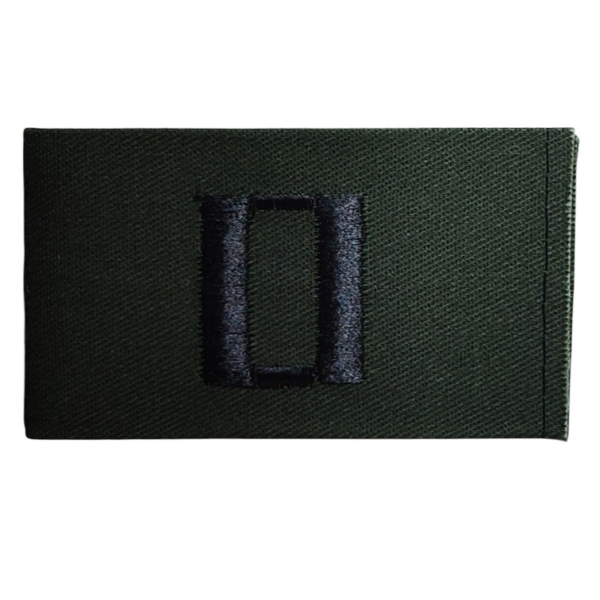 Pre-1989 USN Collar Devices Subdued Embroidered Senior Lieutenant ODG Sew-On