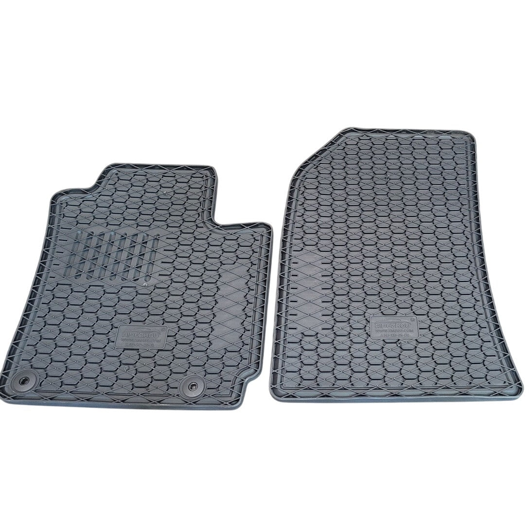 Mats – Fits Hyundai Kona 2018–2023 (Excl. EV), All-Weather F&R Liners, Black TPE