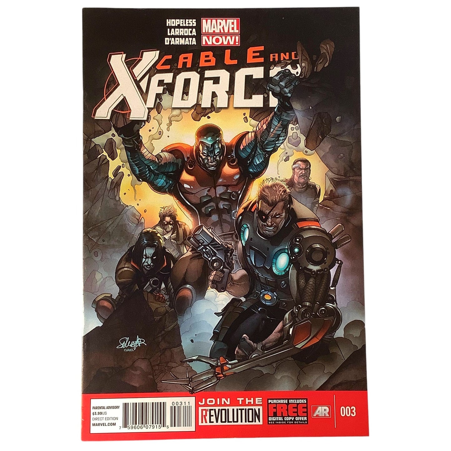 Marvel's Cable and X-Force #3, March 2013, NM 9.4