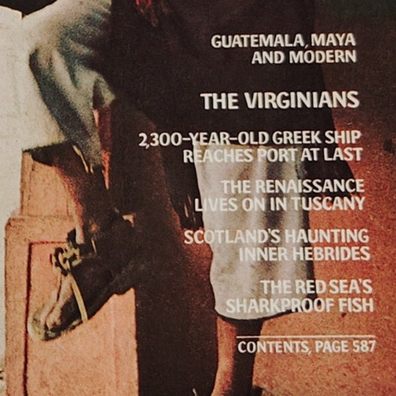 National Geographic – November 1974, Virginia, Maya Civilization, Renaissance