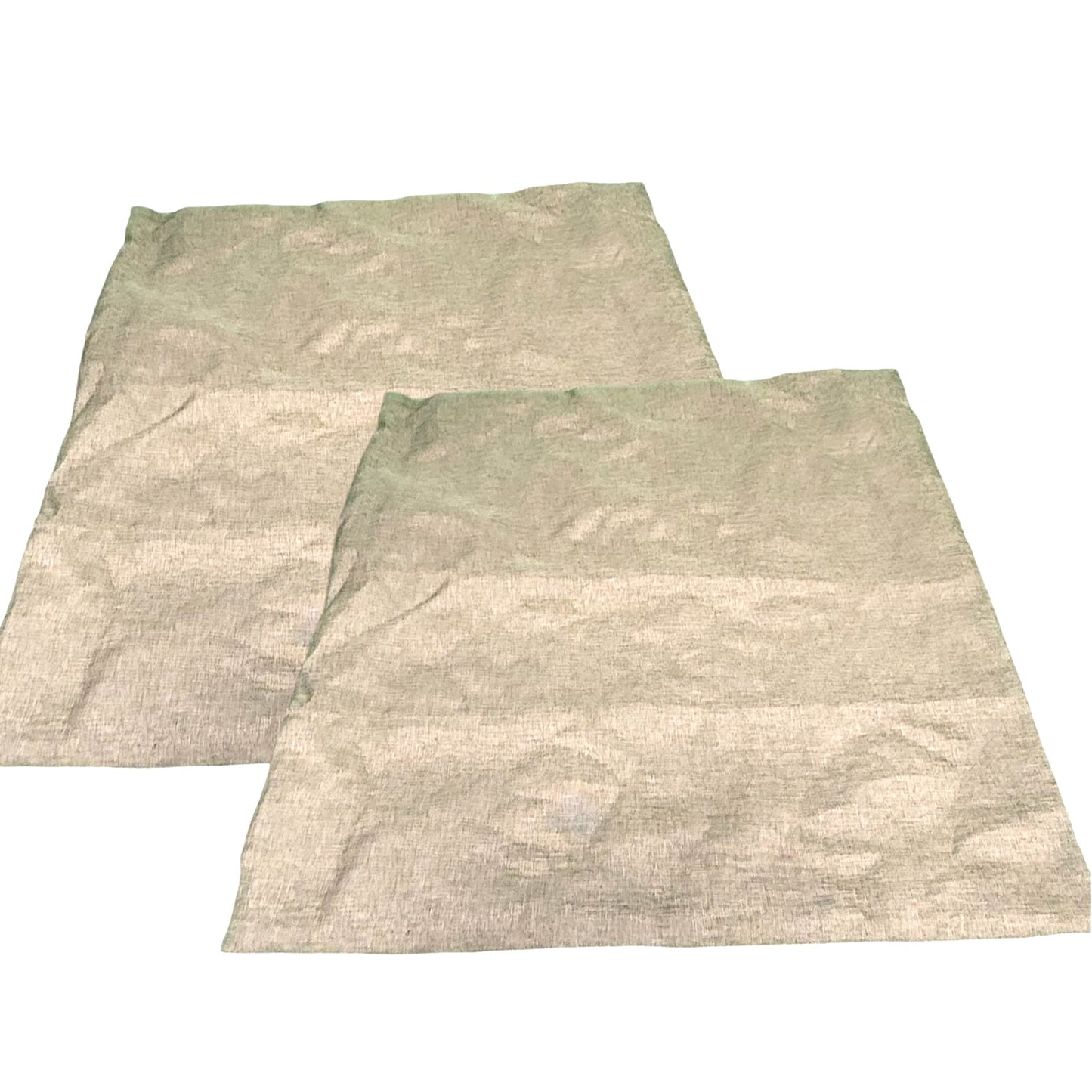 MIULEE Beige/Taupe Pillow Covers 19.68" x 19.68" Set/2 Decorative Pillow Covers