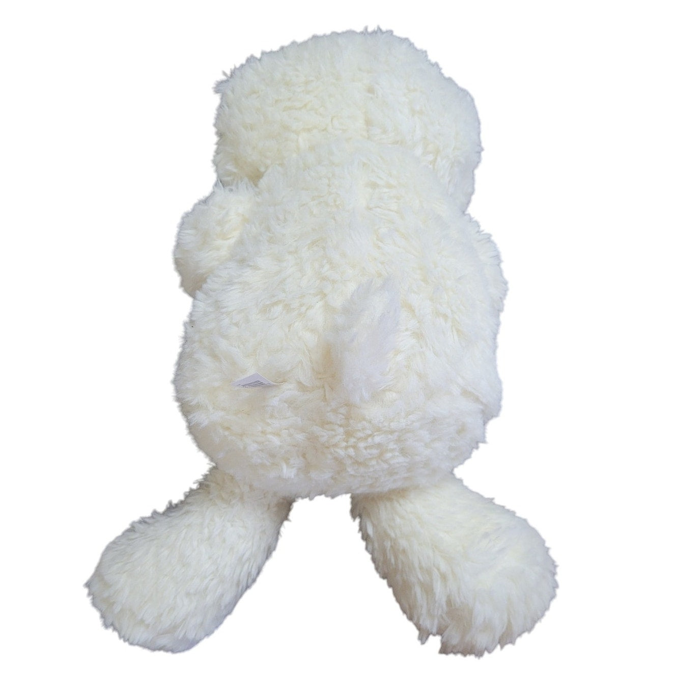 HUGme 16" Plush White Bear w/ Rainbow Heart Soft, Great Bedtime Cuddly, Ages 3+