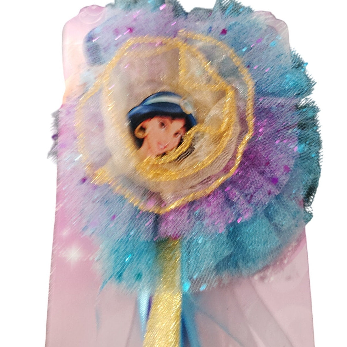 Jasmine Princess Wand 17" Caribbean Blue Baguette Costume Accessory
