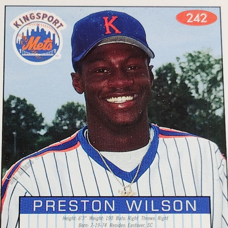 Preston Wilson, Kingsport Mets, No. 242, 93-94 Fleer Excel Minor Leagues