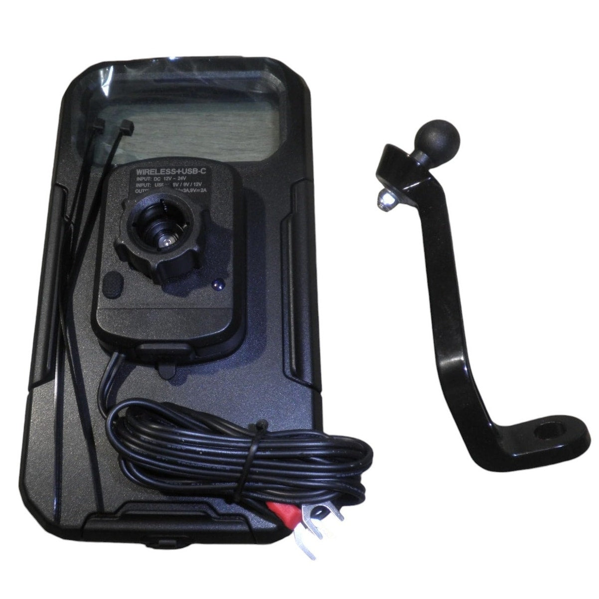 PITSTOP Anti-Theft Waterproof Motorcycle Phone Holder for 5.5"-6.8" Cellphones