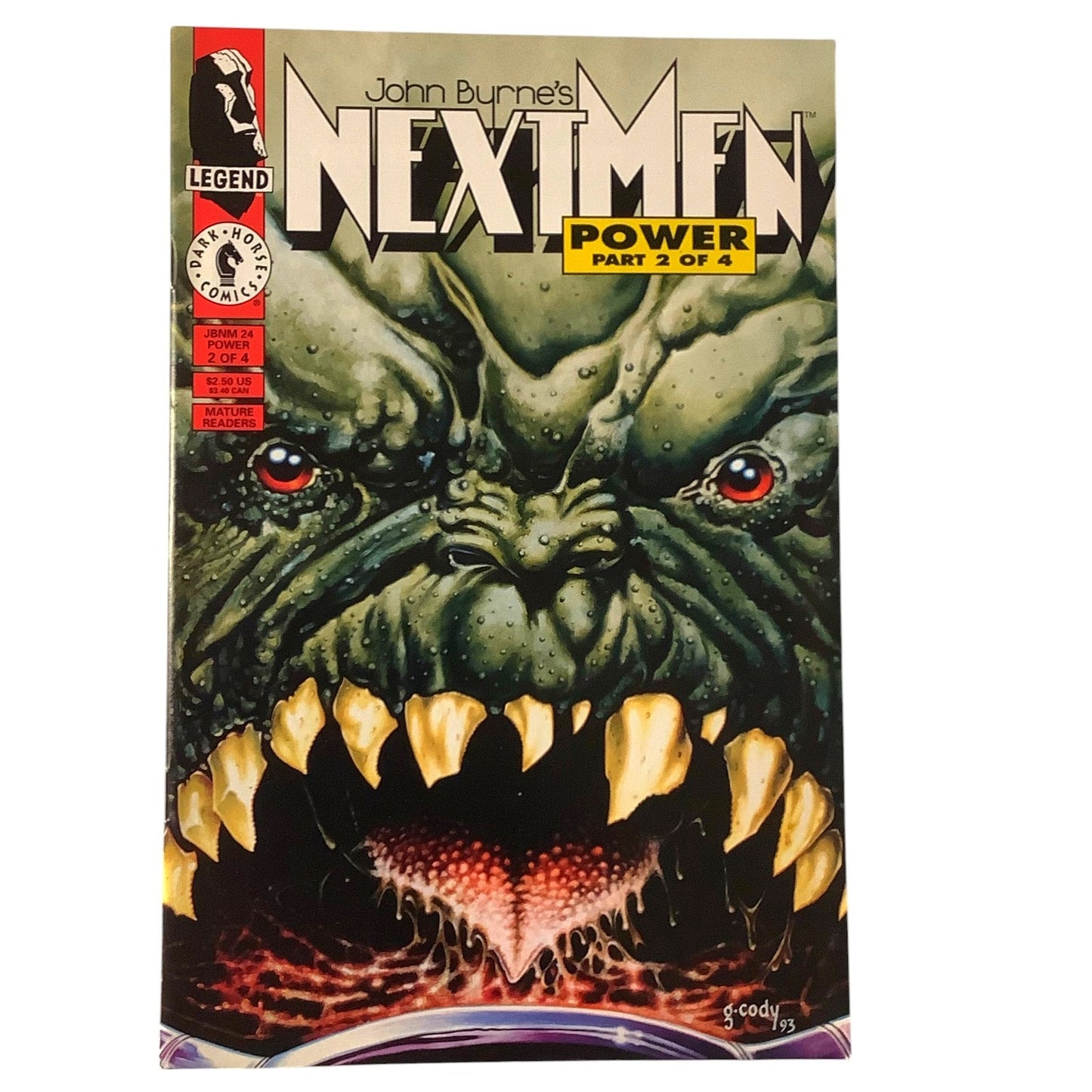 John Byrne's Next Men, Power Part 2 of 4, No.24, Apr 1994, Darkhorse Comics