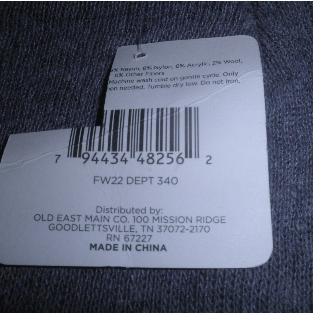 Old east Main Co., Men's, One-Size, Gray Beanie Cap, Blended Materials